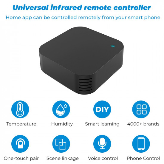 Télécommande universelle S06 Pro WIFI IR Tuya  avec capteur température et humidité 